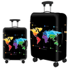 INF Zaščitna prevleka za kovček, debela elastična torbica za prtljago S Diamantni vzorec zemljevida, (21673133)