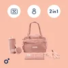 Doomoo - Previjalna torba Fluffy, Corduroy Pink