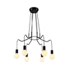 Basso Viseća Lampa 6X40W E27 Black Mat