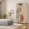 Hanah home Ormar Lidya 2 90x192x52cm Hrast