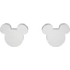 Disney Minimalistični jekleni uhani Mickey Mouse E600179L-B.CS