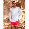 Value Mens Grey Long Sleeve T-shirt Fruit of the Loom