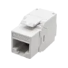 Breztoolni RJ45 keystone modul UTP kat 5e, SLIM, bel ALANTEC