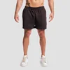 GymBeam Aura Shorts Tee Brown