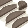 vidaXL vidaXL Preproge za stopnice samolepilne 30 kosov krem 56x17x3 cm, (22013138)