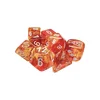 Kockice Chessex - Nebula - Polyhedral - Luminary - Molten & White (7)