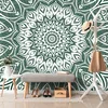 Tapeta Mandala harmonije na zelenem ozadju - 539x363