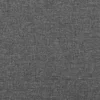 Vidaxl Vzglavje z ušesi temno sivo 93x23x118/128 cm blago