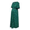 Only Maternity Obleka OLMAMAZE zelena/lila/bela