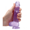RealRock Realistic Dildo with Balls 6 15 cm Purple