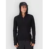 Mons Royale Temple Merino Long Sleeve Hood Base Layer To black