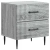 Noćni ormar Siva sonoma 43 x 34,5 x 47,5 cm Konstruirano drvo
