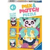 Ravensburger Slagalica Mix & Match Smešne životinje, 3x24 dela