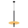 Rumena/bež kovinska viseča svetilka o 30 cm Rilu – Sollux