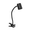 Osram - Stona lampa sa stezaljkom DESK LINE 1xGU10/9W/230V crna