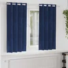 Zavjese za zamračivanje 2 pcs Tamno plava 140 x 175 cm Baršun