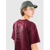 Santa Cruz Topo Dot T-Shirt dark cherry