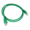 Patch kabel U/UTP kategorije 6 PVC 0,5 m zelene barve ALANTEC