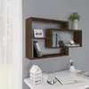 Zidna polica smeđa boja hrasta 104x20x58,5 cm konstruirano drvo