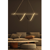 Opviq Lestenec, Tauri Black-Yellow Light