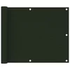 Balkonski zastor tamnozeleni 75 x 500 cm HDPE