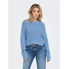 ONLY Ženski džemper CROPPED PULLOVER KNT NOOS plavi