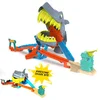 Igralni komplet z avtomobilčki Hot Wheels City Shark Chomp Beach (JHL96)