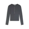 Bershka Majica temno siva