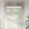 Voile zavjese s petljama 2 kom svijetlosive 140x260 cm