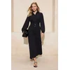 Trendyol Modest Ženska haljina Tctss26Eb00010, Crna