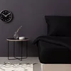 De Black Black Satin Queen XL Fitted Sheet