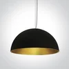 VISILICA CRNA MESING E27 230V BRASS REFLEKTOR