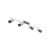 Eglo Davida 1 spot/4, led, gu10, 4x5w, 4x400lm, hrom/crna