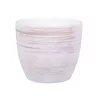 Prevleka za cvetlični lonec BORN WHITE keramika mat d12x12cm