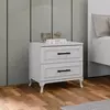 Hanah Home Noćni stočić Kmd-1002-Dd-1, 51x53x40 cm, Beli