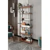Hanah Home Polica za knjige 60x173x30 cm, Orah