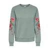 JDY Majica JDYPARIS zelena/pastelno zelena/roza/malina