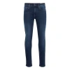 BLEND Kavbojke Jet Slim Taperd Multiflex, modra