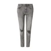 HUGO Kavbojke 734 siv denim