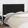 Vidaxl vidaXL Vzglavja za posteljo, 4 kosi, črna, 80x5x78/88 cm, blago