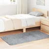 vidaXL Visoka košata preproga NAVARRA svetlo siva 80x150 cm poliester
