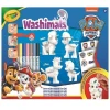 Crayola Washimals: Praljive Paw Patrol figurice z nalepkami - 4 kosi