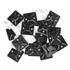 Emos a2833 Podloga smolepljiva za vezice i kablove 30x30mm crna 3m 25/1 ( 3829 )