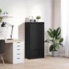 Ormar s ladicom crni hrast 55,5x34x119,5 cm konstruirano drvo