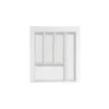 shumee Vložek za jedilni pribor MAX | Model 45 (400x490 mm) | Bela