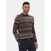 Barbour Pulover Case Fair MKN1027NY72 Mornarsko modra Regular Fit