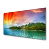 tulup.si Slika na akrilnem steklu Sky sea forest landscape 100x50 cm 2 obešalnika