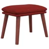 Vidaxl Stolček za noge vinsko rdeč 45x29,5x35 cm blago