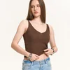 Cropp - LADIES` BLOUSE - braon