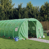 Staklenik s čeličnim okvirom zeleni 24 m2 8 x 3 x 2 m